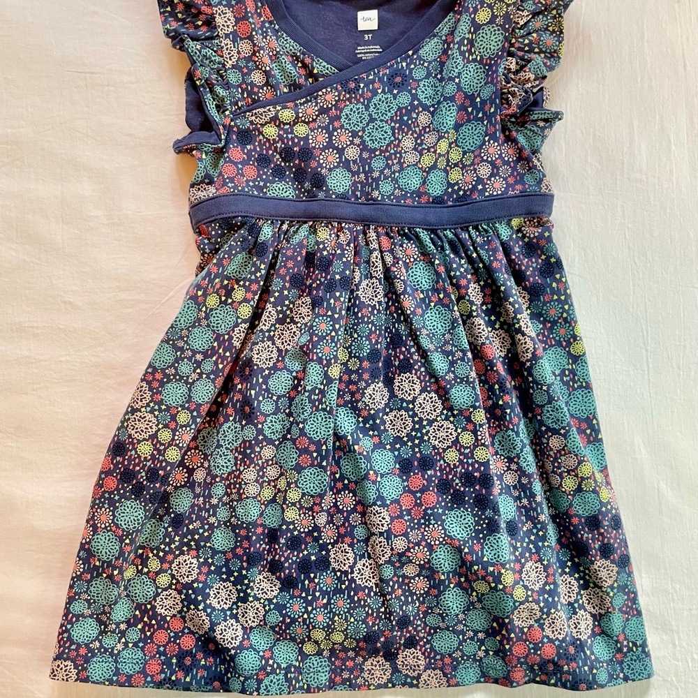 Tea collection Floral Blue Sundress new without tags